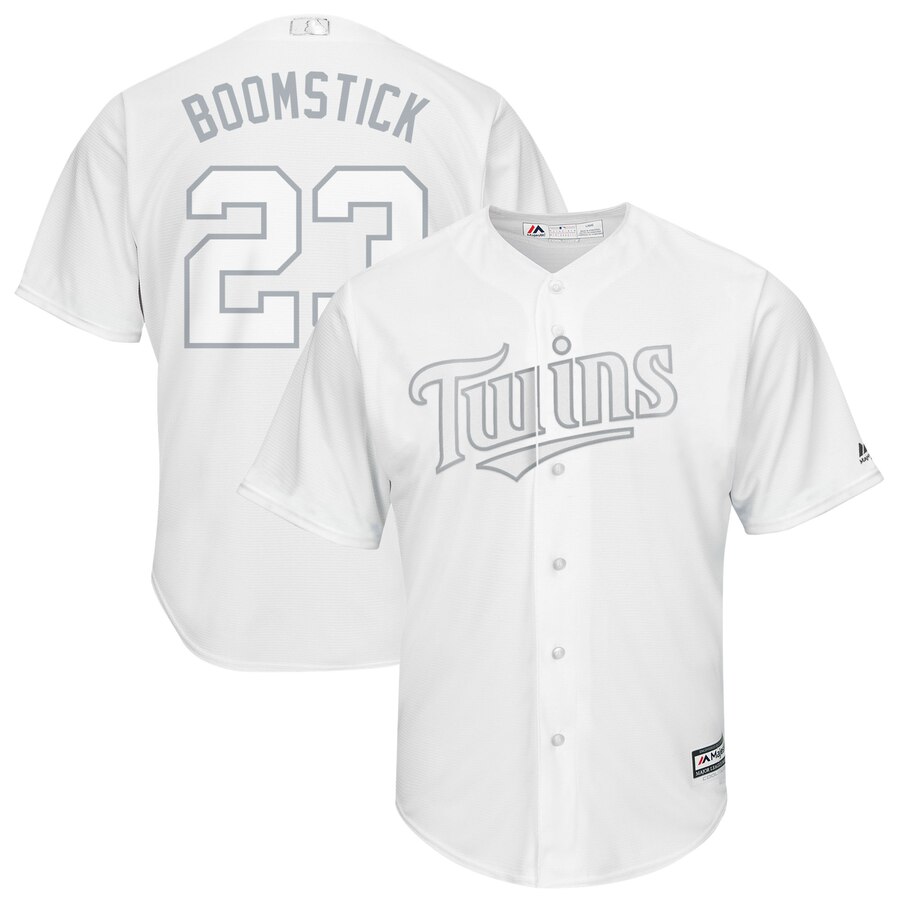 Men Minnesota Twins #23 Boomstick white MLB Jerseys